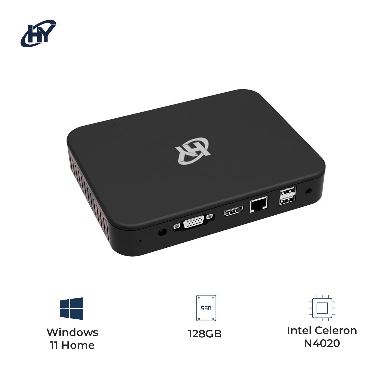 Amazon.com: Hyundai Mini PC - Intel Celeron N4020, 4GB RAM, 128GB